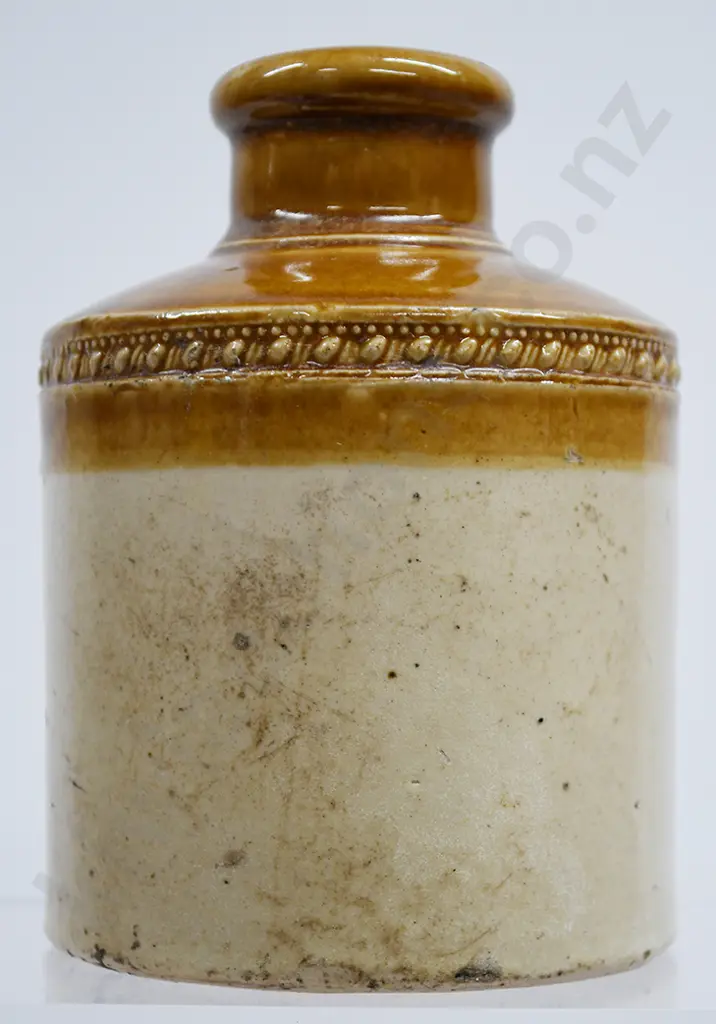 ALLEN'S PATENT FOOT ROT OINTMENT STONEWARE POT Image 1++
