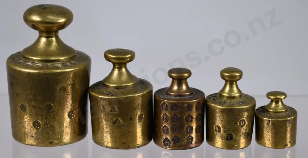 BRASS WEIGHTS - DUTCH ? Image 1++