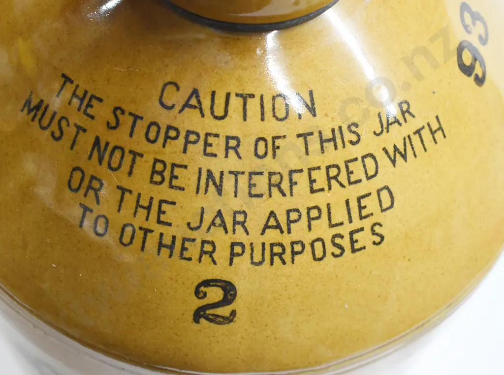 THOMSON LEWIS FOUR TOWNS 2 GALLON STONE JAR Image 1++