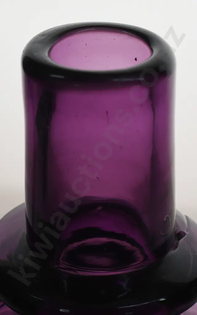 AMETHYST GLASS BOTTLE/DECANTER Image 1++