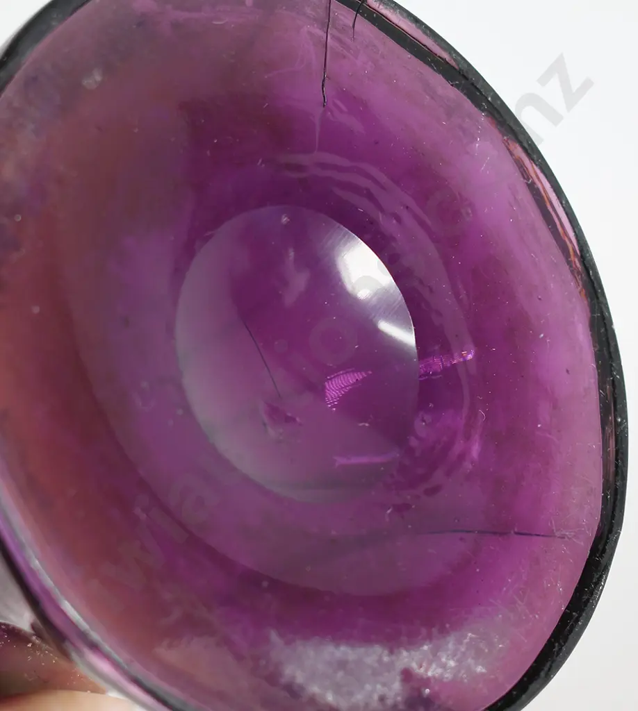AMETHYST GLASS BOTTLE/DECANTER Image 1++