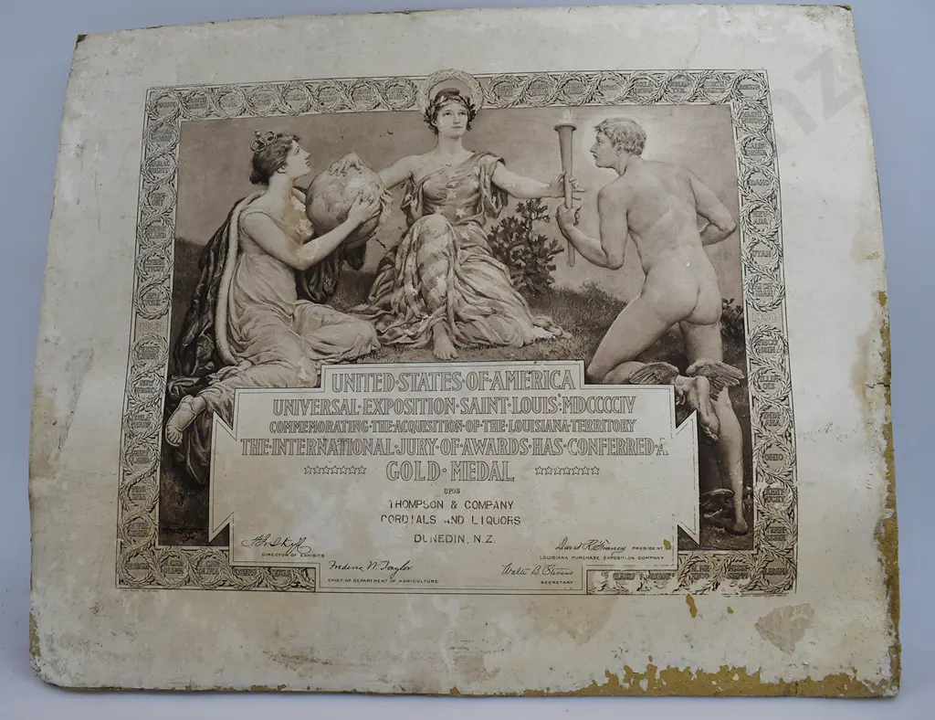 THOMSON DUNEDIN ORIGINAL PHOTOGRAPHS & CERTIFICATE Image 1++