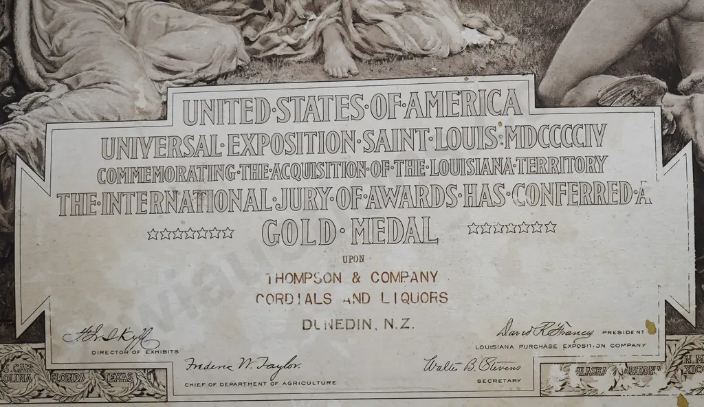 THOMSON DUNEDIN ORIGINAL PHOTOGRAPHS & CERTIFICATE Image 1++