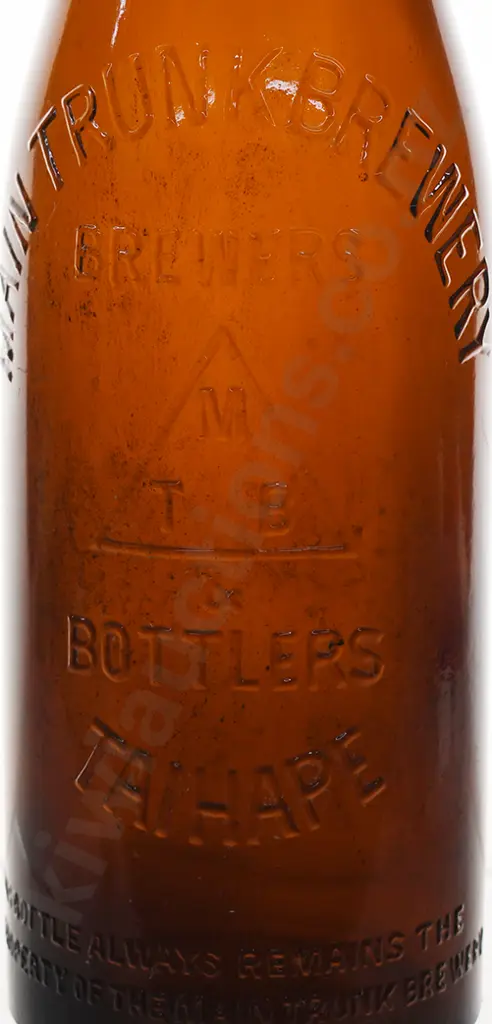 MAIN TRUNK BREWERY TAIHAPE CROWN TOP BEER Image 1++