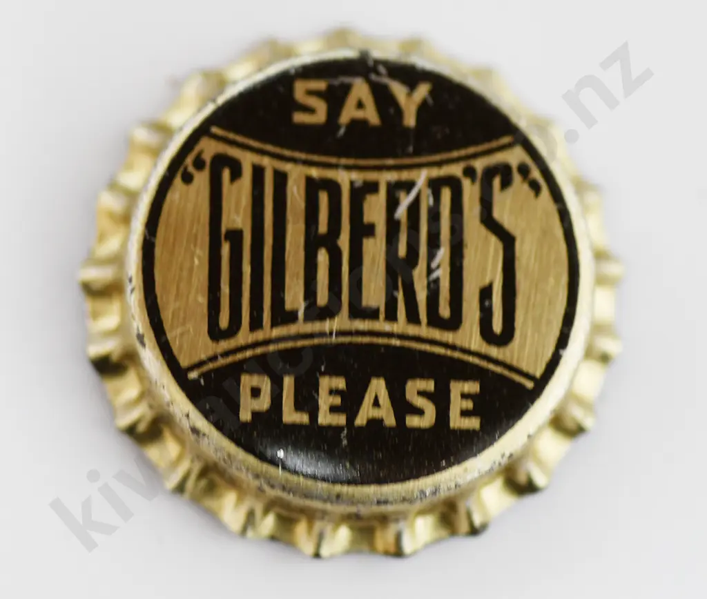 GILBERD'S (HAWKES BAY) CROWN TOP BOTTLE CAP Image 1++