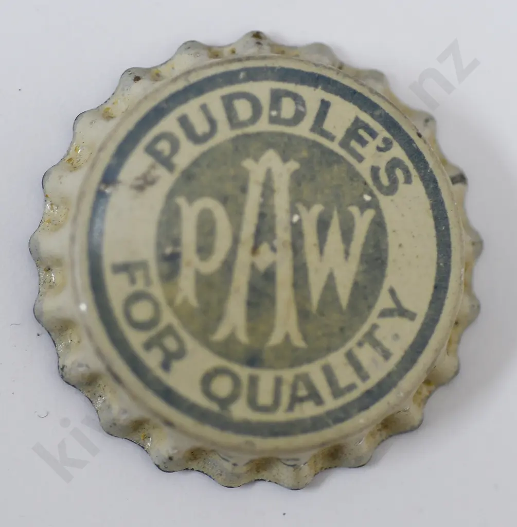 PUDDLES (GREY LYNN AUCKLAND) CROWN TOP BOTTLE CAP Image 1++