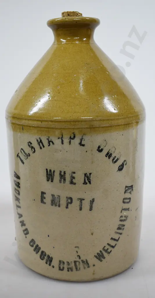 SHARPE BROS AUCKLAND CHCH DNDN WELLINGTON STONE JAR Image 1++