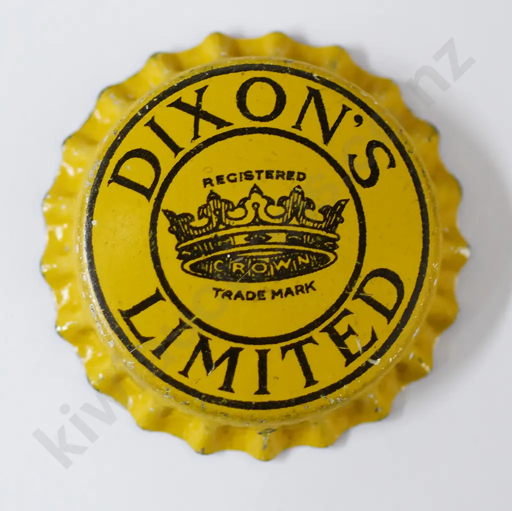 DIXON'S LIMITED CROWN TOP BOTTLE CAP Image 1++