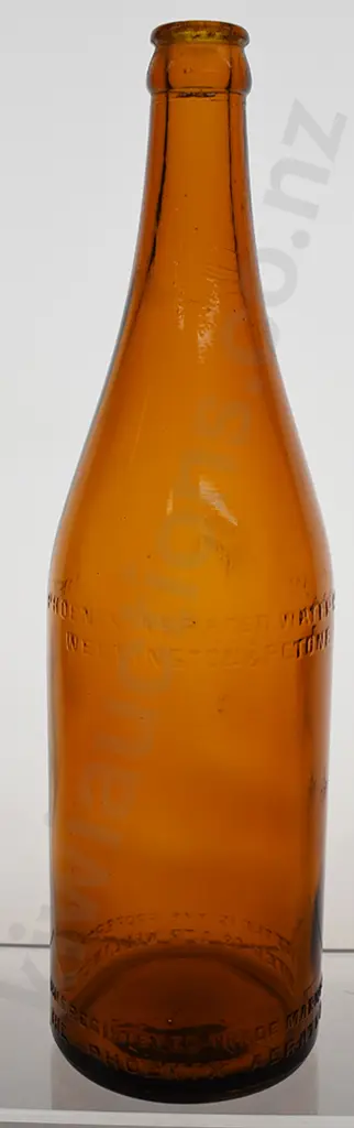 PHOENIX AERATED WATER CO AMBER CROWN TOP Image 1++