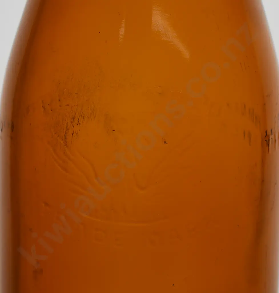PHOENIX AERATED WATER CO AMBER CROWN TOP Image 1++