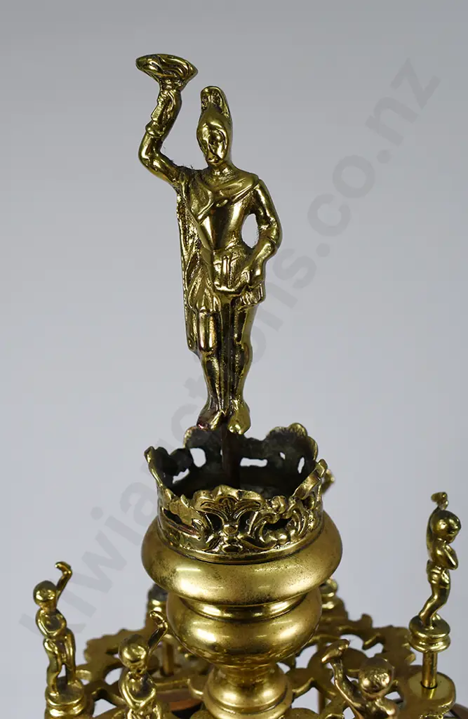 VICTORIAN BRASS METAL COTTON REEL STAND Image 1++