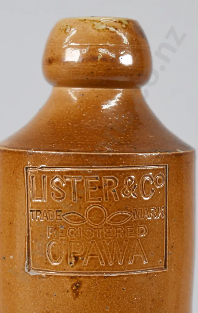 LISTER OPAWA IMPRESSED GINGER BEER Image 1++