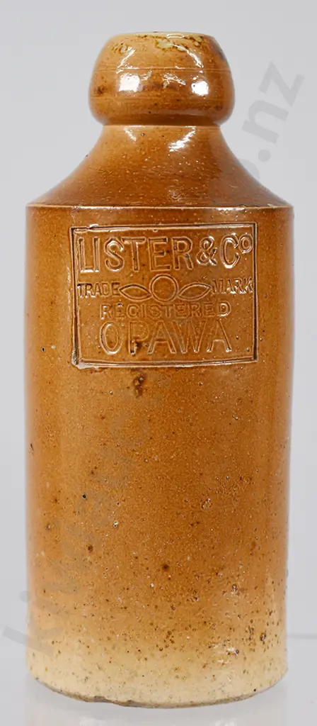 LISTER OPAWA IMPRESSED GINGER BEER Image 1++