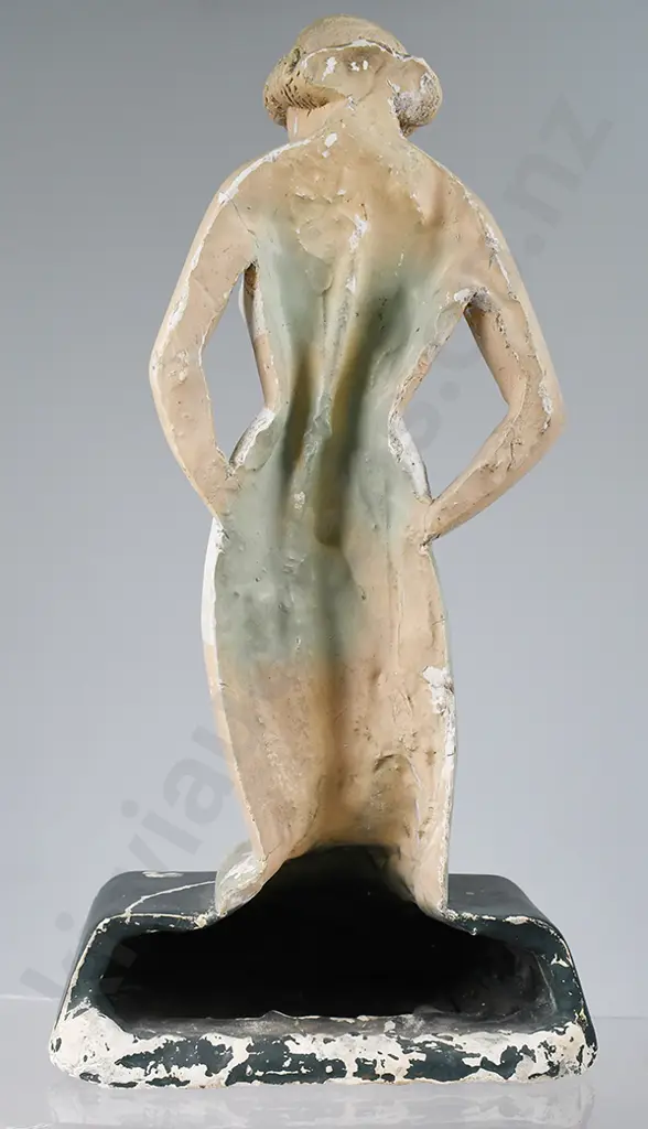 ADVERTISING PLASTER BUST EXCELSIOR CORSETRY Image 1++
