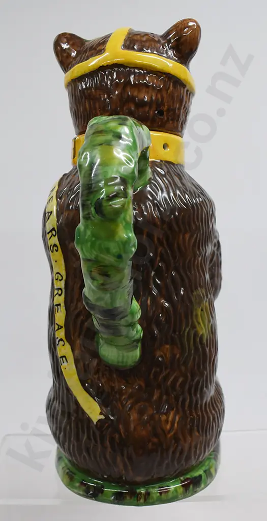 STAFFORDSHIRE PEARLWARE BEARS GREASE DOG TANKARD Image 1++
