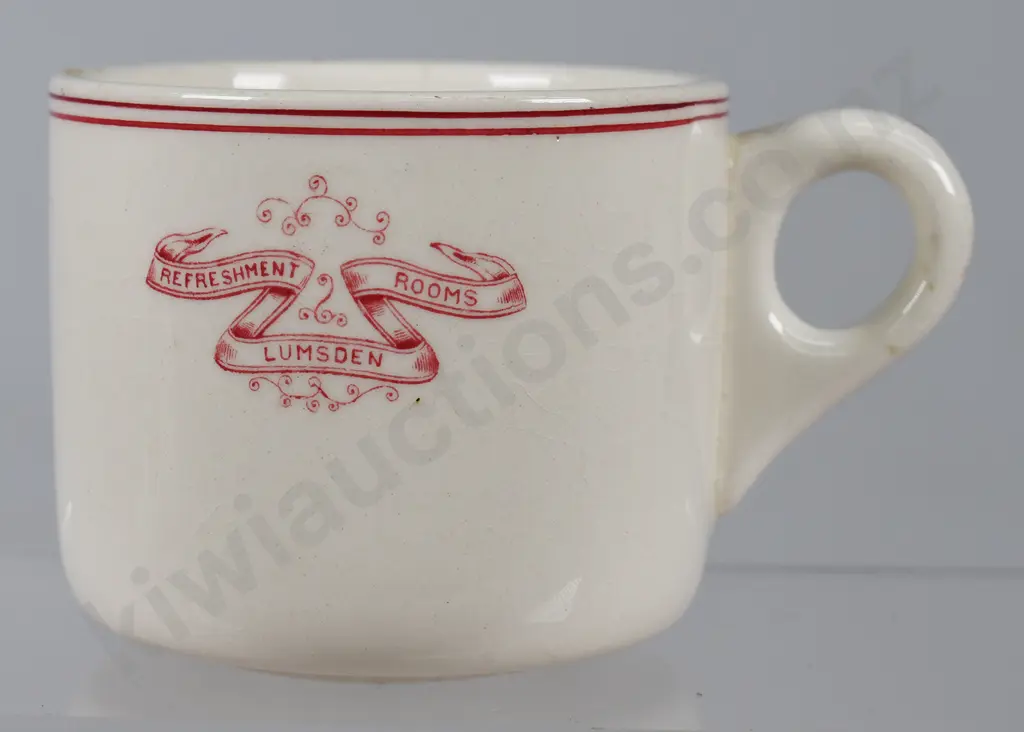 RAILWAY REFRESHMENT ROOMS LUMSDEN CUP Image 1++