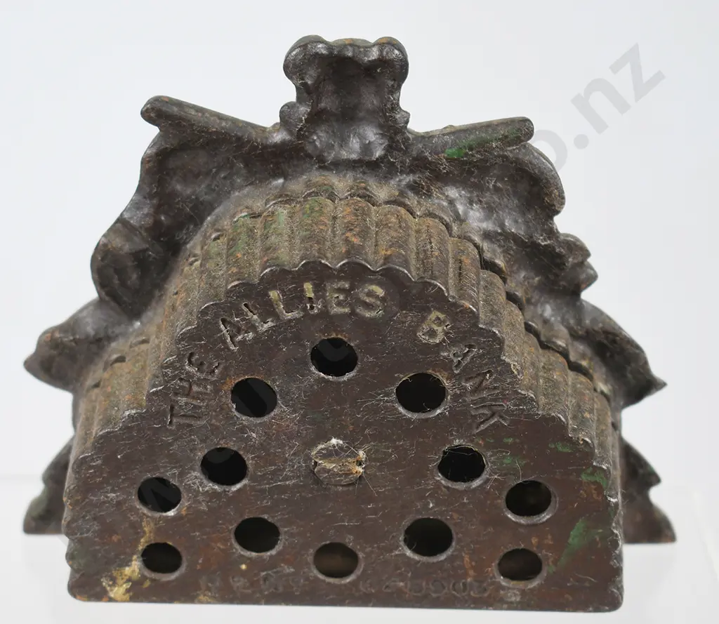 CAST IRON MONEY BANK, THE ALLIES BANK Image 1++