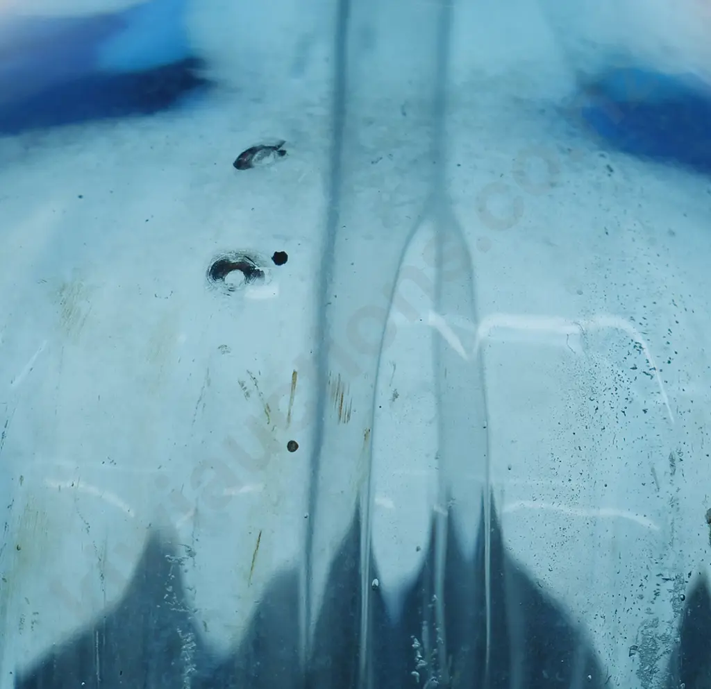 CHRISTCHURCH AERATED WATER BLUE SYPHON Image 1++