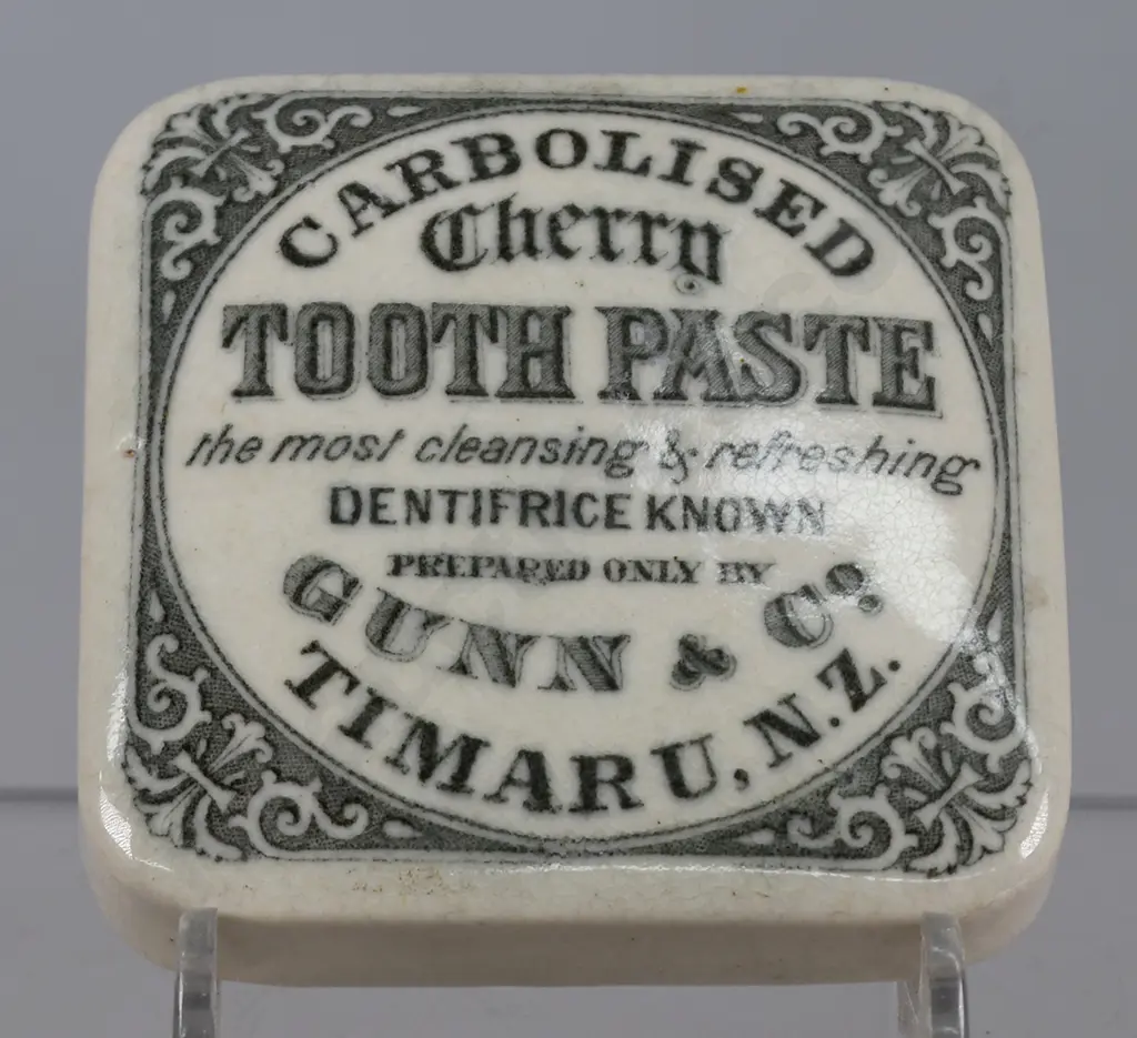 GUNN & CO TIMARU TOOTH PASTE POT LID Image 1++