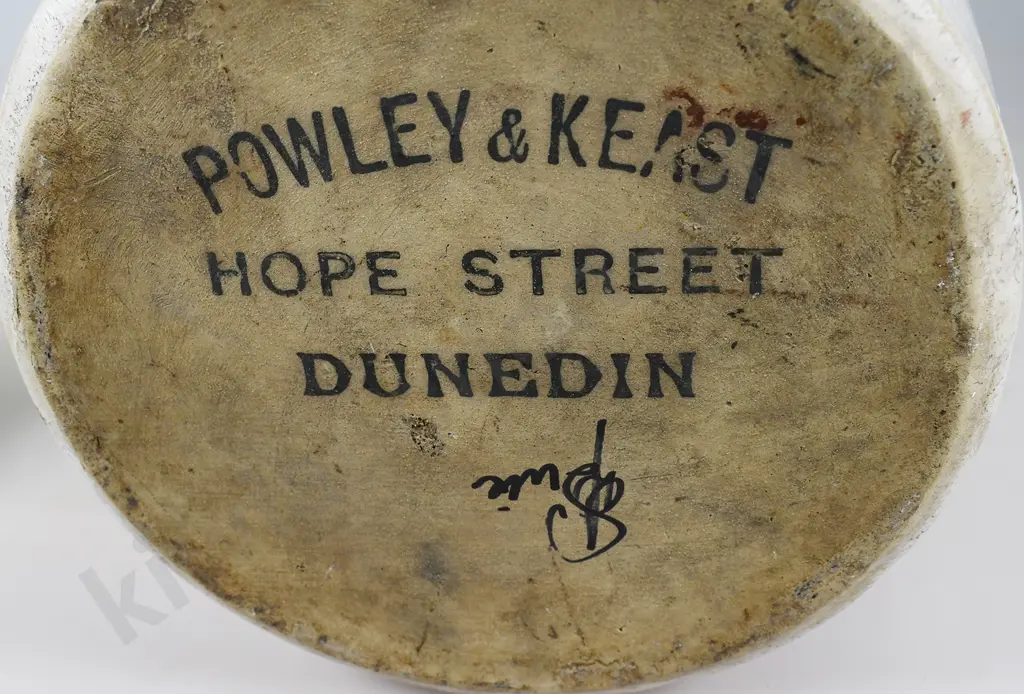POWLEY & KEAST SPEIGHTS DUNEDIN STONE JAR Image 1++