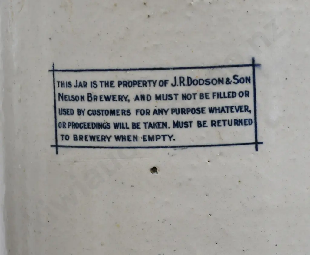 DODSON NELSON 3 GALLON STONE JAR Image 1++
