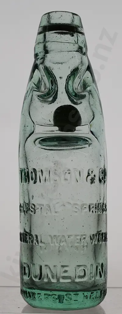 THOMSON DUNEDIN 1898 GREEN MARBLE CODD Image 1++