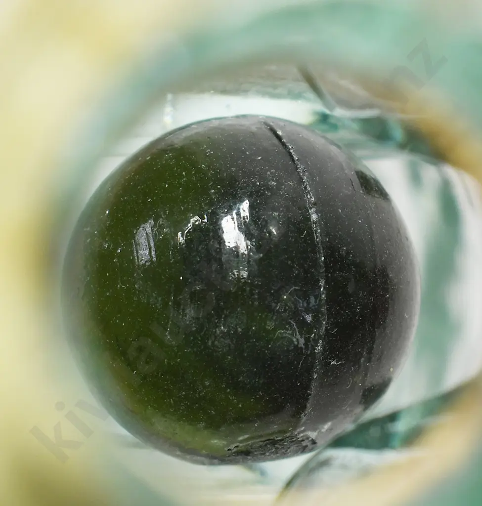 THOMSON DUNEDIN 1898 GREEN MARBLE CODD Image 1++