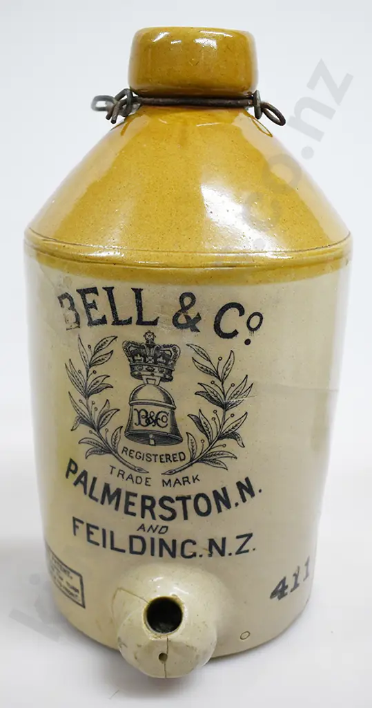 BELL PALMERSTON NORTH & FEILDING STONE JAR Image 1++
