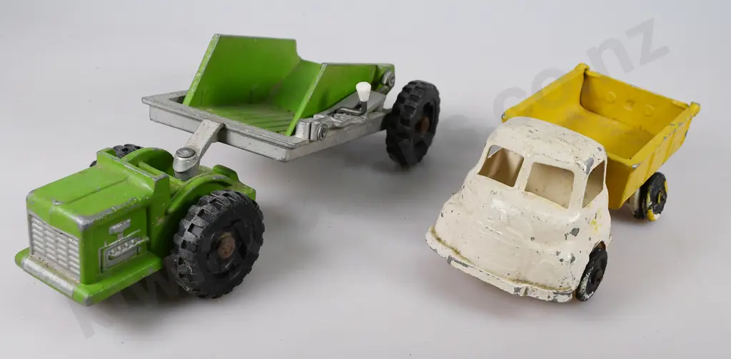 FUN HO EARTH SCRAPER, MACKENZIE & BANNISTER TIP TRUCK Image 1++
