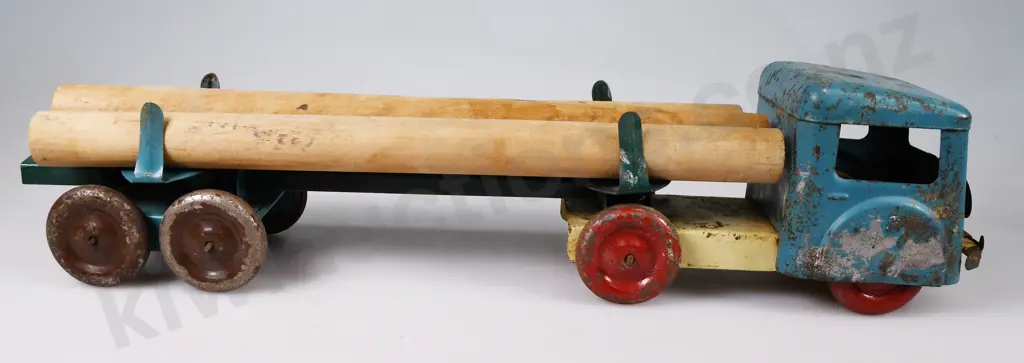 HERCULES LOG TRUCK TINPLATE TOY Image 1++