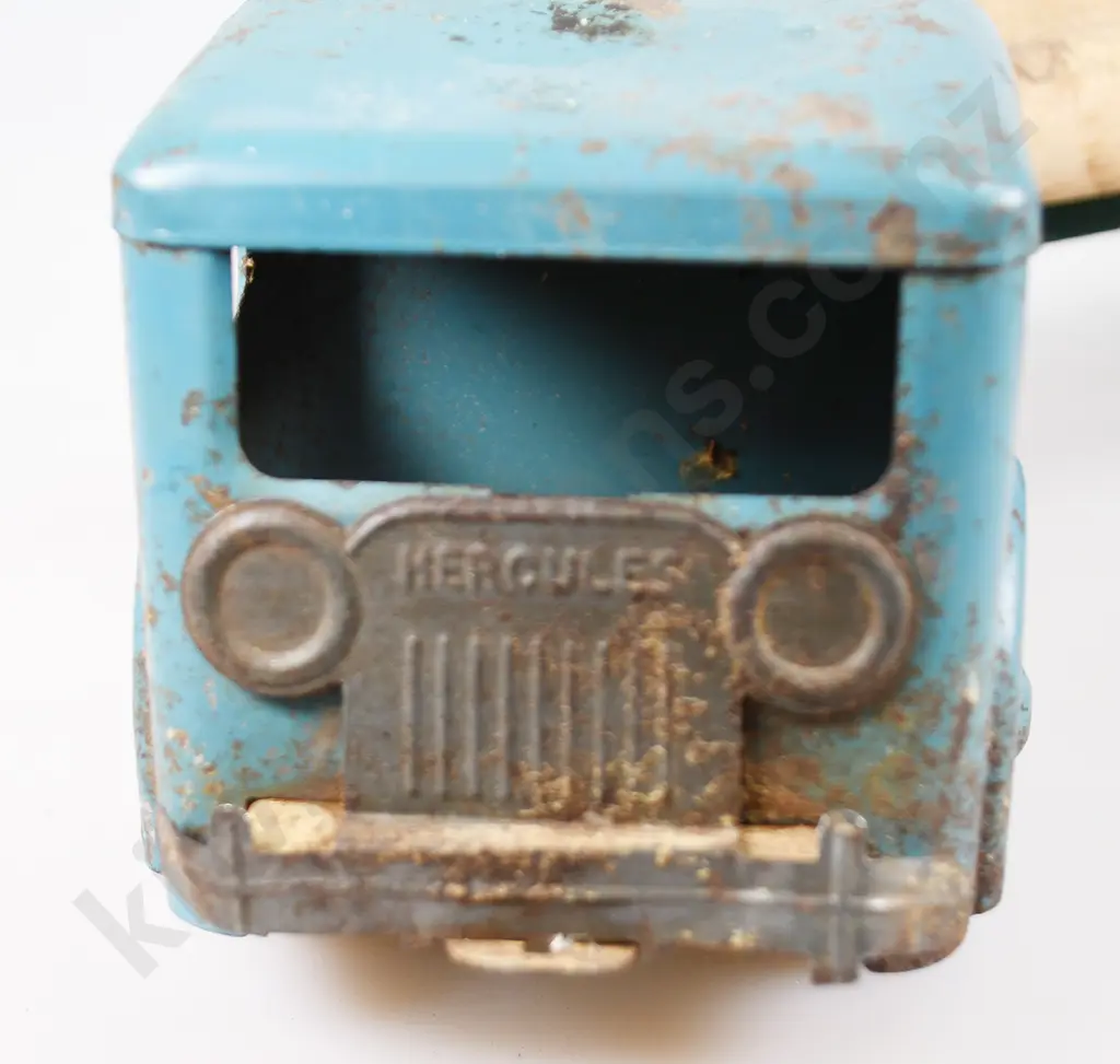 HERCULES LOG TRUCK TINPLATE TOY Image 1++