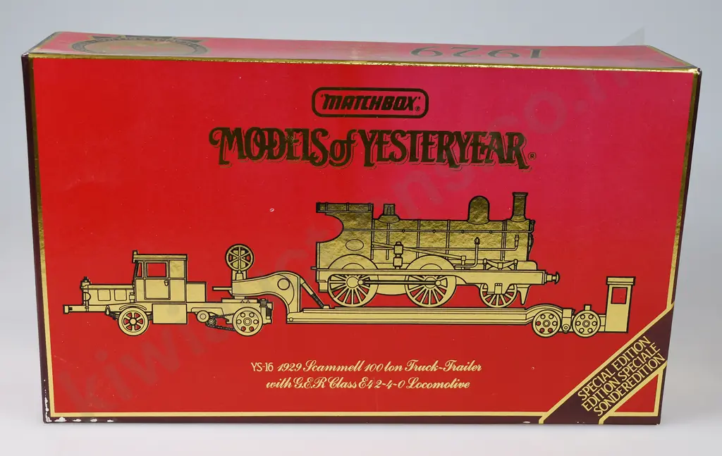 MATCHBOX MODELS OF YESTERYEAR 1929 SCAMMELL 100 TON LOCOMOTIVE Image 1++