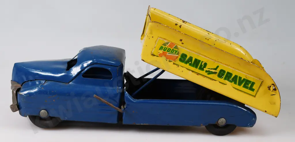 BUDDY L ARMY TRUCK & SAND AND GRAVEL DUMP TRUCK Image 1++