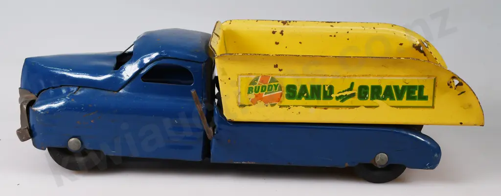 BUDDY L ARMY TRUCK & SAND AND GRAVEL DUMP TRUCK Image 1++