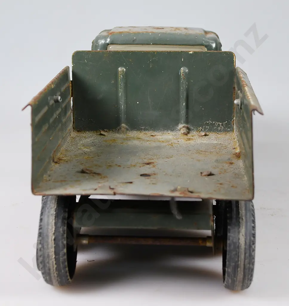 BUDDY L ARMY TRUCK & SAND AND GRAVEL DUMP TRUCK Image 1++