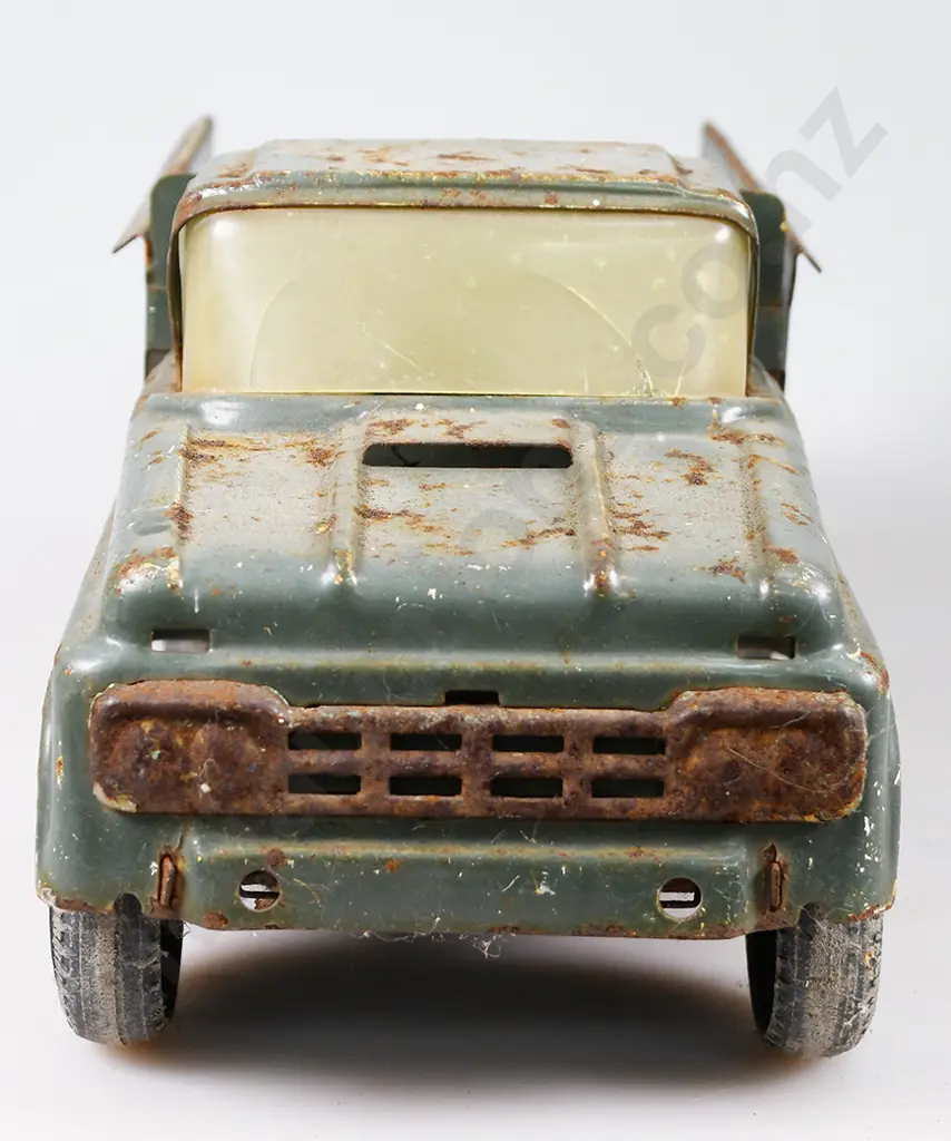 BUDDY L ARMY TRUCK & SAND AND GRAVEL DUMP TRUCK Image 1++
