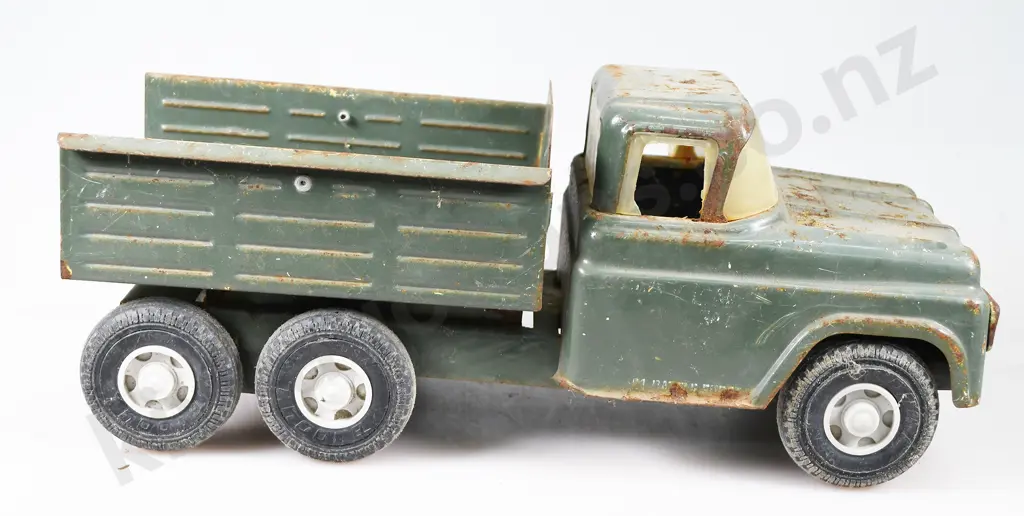 BUDDY L ARMY TRUCK & SAND AND GRAVEL DUMP TRUCK Image 1++