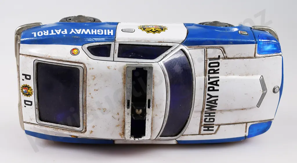 HIGHWAY PATROL PRESSED TIN CARS Image 1++