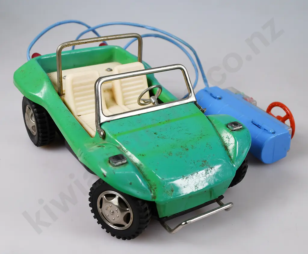 JAPANESE MODEL CARS DUNE BUGGY & ARMY TRAILER Image 1++