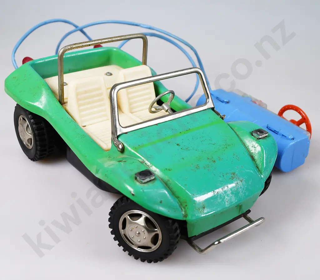 JAPANESE MODEL CARS DUNE BUGGY & ARMY TRAILER Image 1++