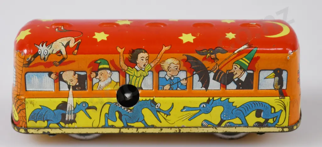 TIN TOY TANKS & BUS Image 1++