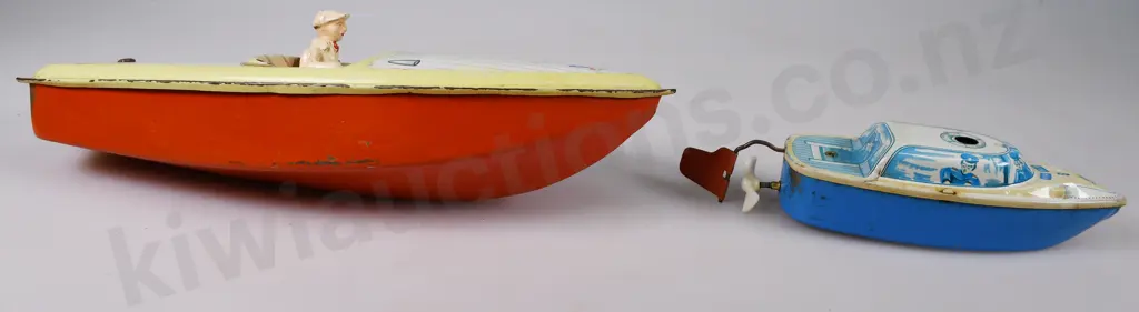 TIN TOY BOATS & AIR FORCE PLANE Image 1++