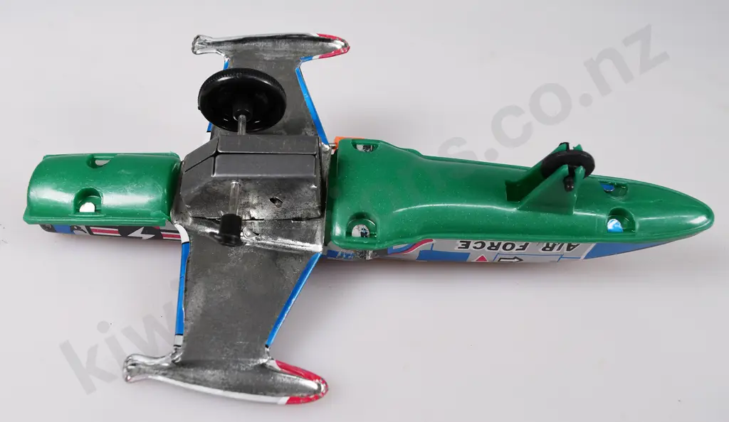 TIN TOY BOATS & AIR FORCE PLANE Image 1++