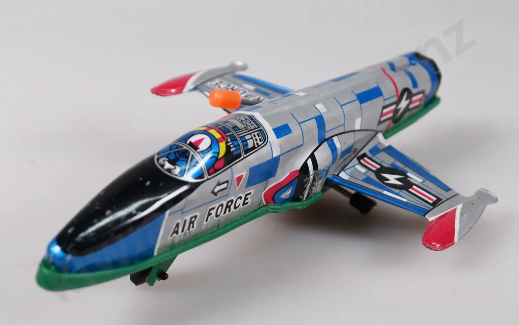 TIN TOY BOATS & AIR FORCE PLANE Image 1++