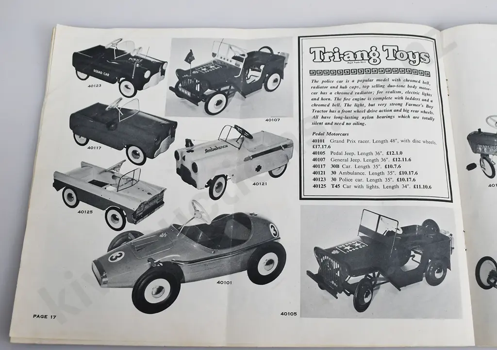 TRI-ANG AND PEDIGREE TOYS CATALOUGE Image 1++
