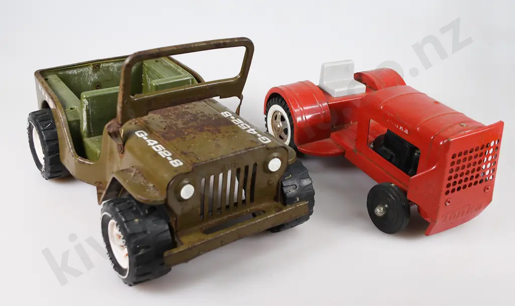 TONKA  ARMY JEEP, TRACTOR Image 1++