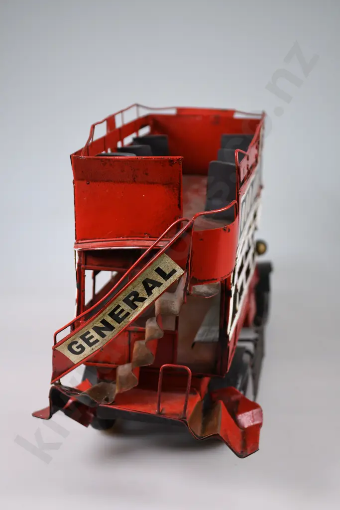 TINPLATE OPEN TOP DOUBLE DECKER BUS Image 1++
