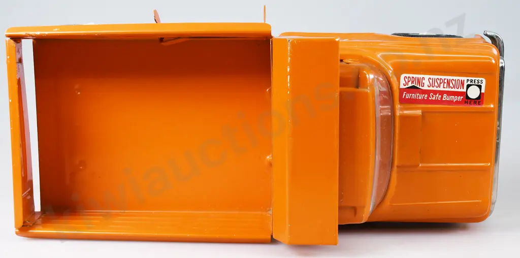 BUDDY L STEEL SPRING SUSPENSION DUMP TRUCK WITH BOX Image 1++