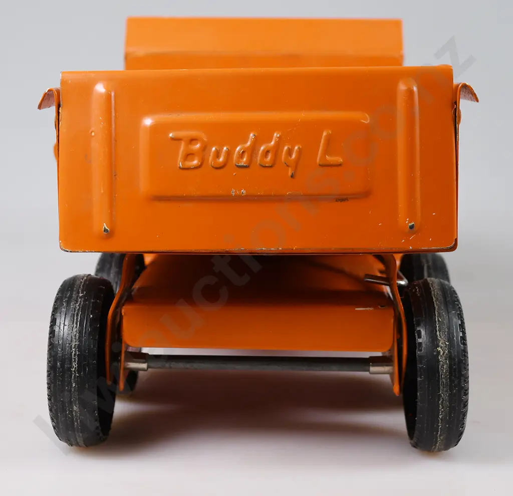 BUDDY L STEEL SPRING SUSPENSION DUMP TRUCK WITH BOX Image 1++