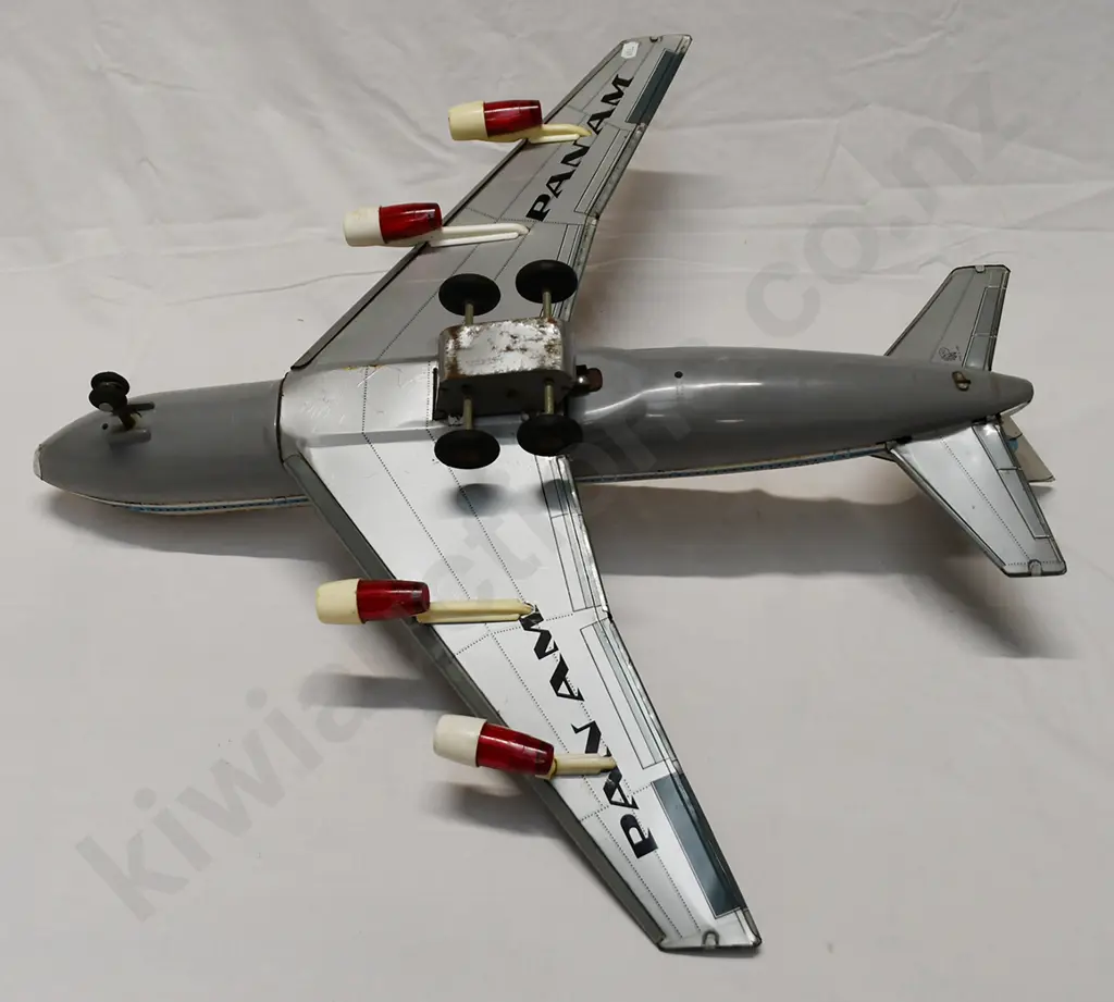 PAN AM 747 TIN MODEL PLANE, VERY LARGE Image 1++